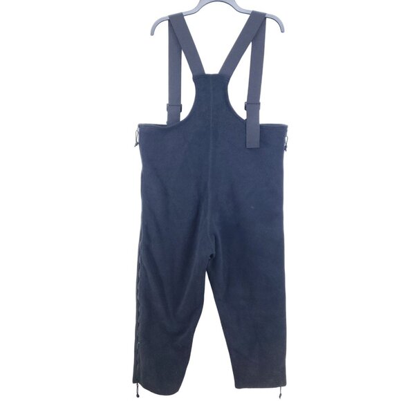 Polartec X-Large Long Black Overalls Cold Weather Synthetic Fleece Polyester - Picture 2 of 10